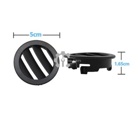 REJILLA REDONDA AC W212 NEGRO LH